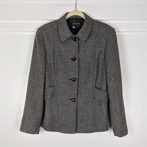 Focus 2000 Metallic Button Down Jacket Coat